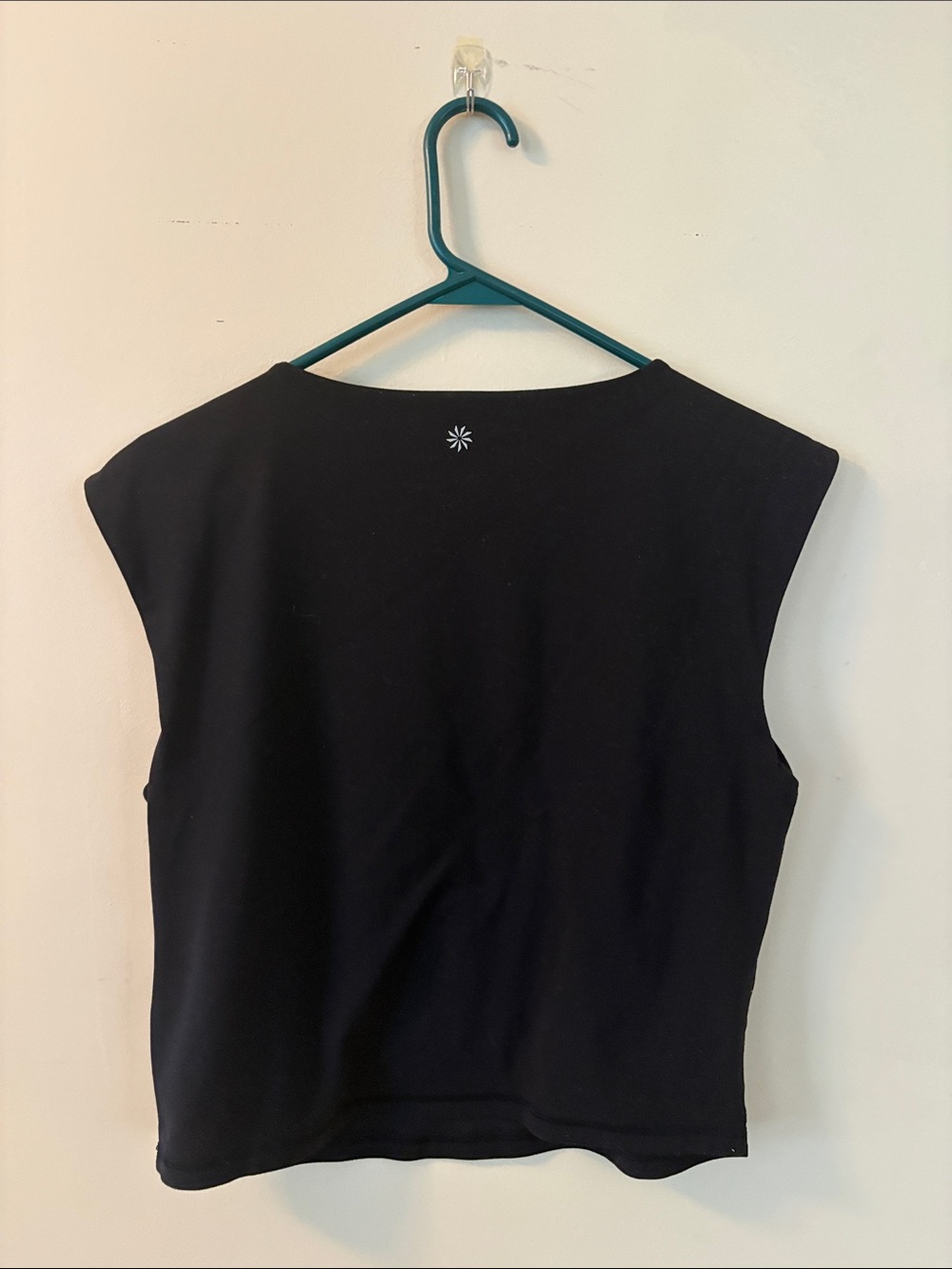 Athena Black V-Neck Sleeveless Tank Top - Picture 2 of 2